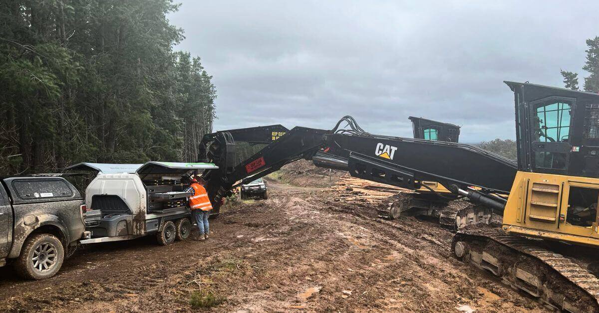 Forestry Hydraulic Machines Hose Repair Forestry Hydraulic Machines Hose Repair
